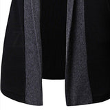 Zehui Traje de Moda para los Hombres Todo Match Estilo Prendas de Punto, Traje Casual Cardigans Tops