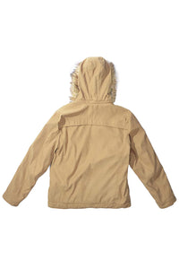 TIMMEN Chamarra Tipo Parka para Hombre con Gorro Desmontable