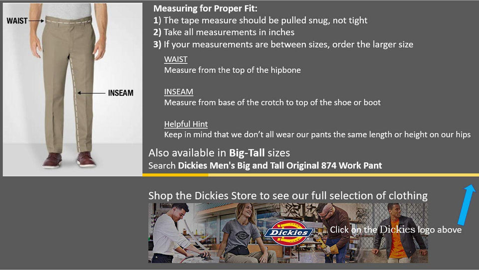 Dickies 874WH Pantalon para Hombre