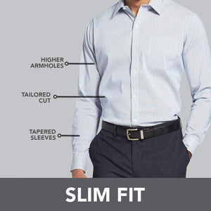 Geoffrey Beene - Camisa de Manga Larga con Botones para Hombre