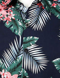 Zoey's Dream House Camisa Casual de Manga Corta con Botones para Hombre, diseño de sandía y Flores, para Verano, Playa, Ropa para Hombre