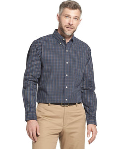 Arrow Hamilton Poplins Playera de Manga Larga con Botones para Hombre