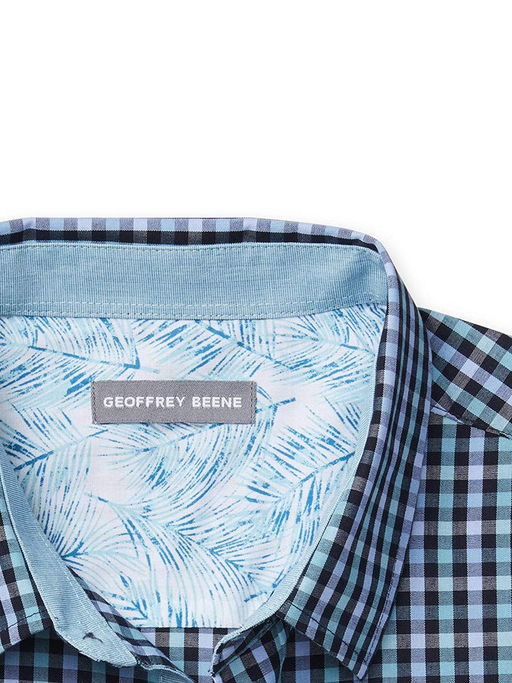 Geoffrey Beene - Camisa de Manga Larga con Botones para Hombre