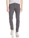WT02 Pantalones elásticos de Sarga de Color básico para Hombre