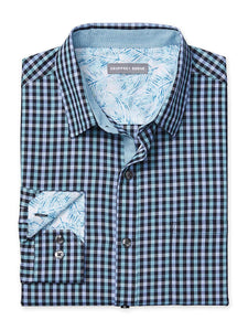 Geoffrey Beene - Camisa de Manga Larga con Botones para Hombre