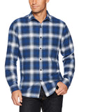 Amazon Essentials Camisa de Franela de Manga Larga de Ajuste Regular para Hombre
