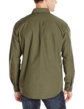 Wrangler Authentics Playera de Lona de Manga Larga para Hombre