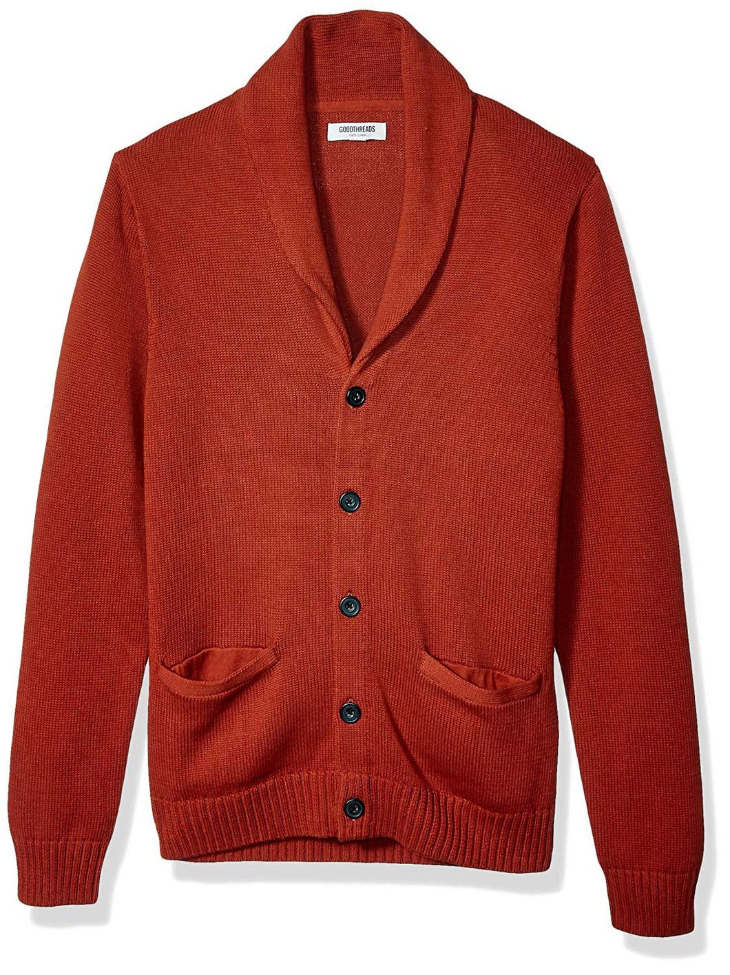 Goodthreads Amazon Brand, Chamarra de Chal de algodón Suave para Hombre