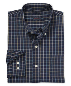Arrow Hamilton Poplins Playera de Manga Larga con Botones para Hombre